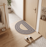 FLEUR: Halfronde Deurmat – Antislip Entreemat - Volsani