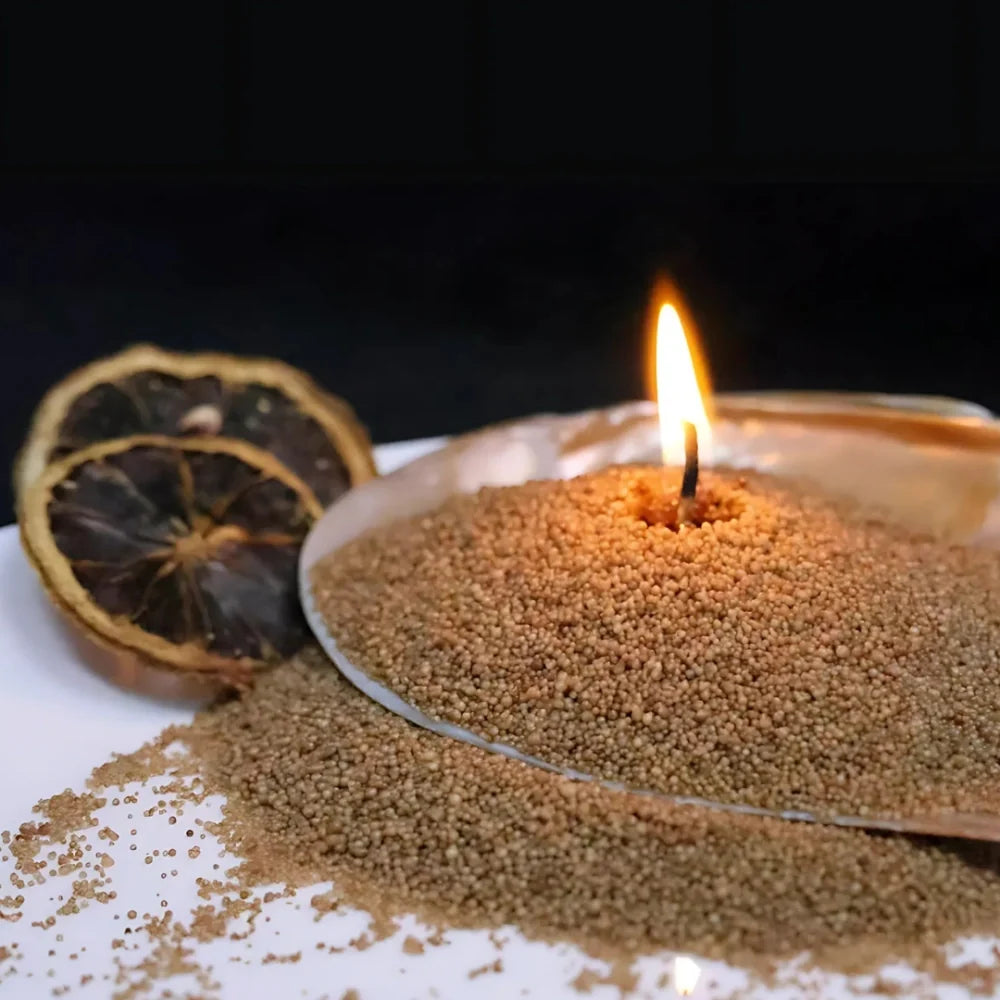Candle Sand Kit with Wicks, Plant Based Wax, 1.1 lb, 120hr Burn, 10 Colors