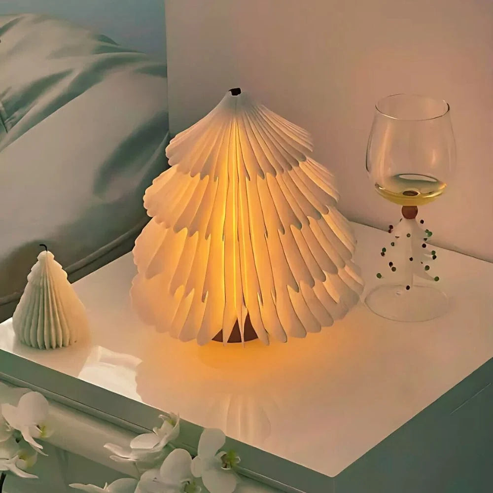 Book Lamp, Folding Wooden Book Light, Rechargeable LED, Walnut or Maple