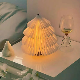 Book Lamp, Folding Wooden Book Light, Rechargeable LED, Walnut or Maple