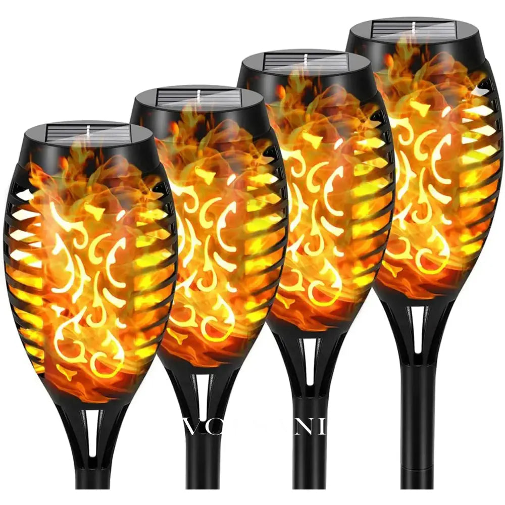 12LED Solar Flame Light Outdoor,Waterproof 12LEDs Torches Landscape Lamp for Outdoor Courtyard Garden Yard,Halloween