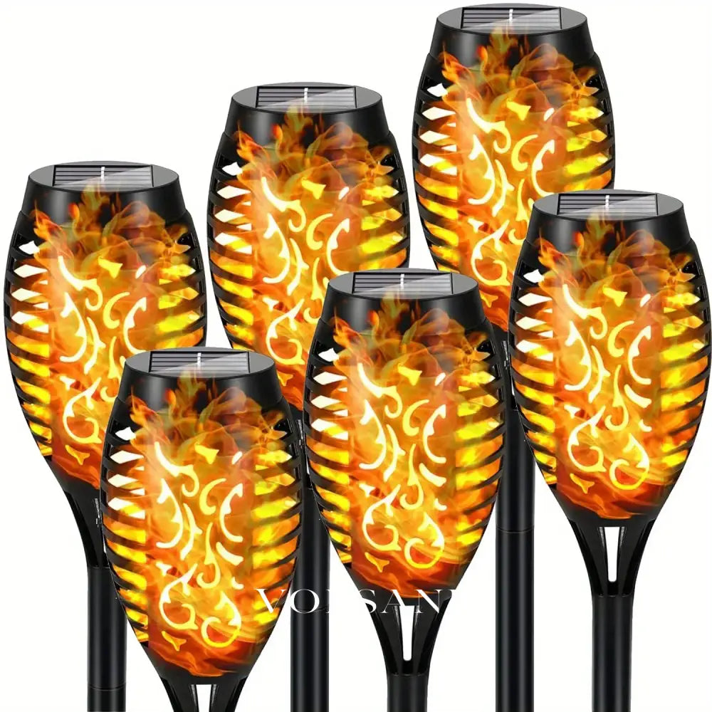 12LED Solar Flame Light Outdoor,Waterproof 12LEDs Torches Landscape Lamp for Outdoor Courtyard Garden Yard,Halloween
