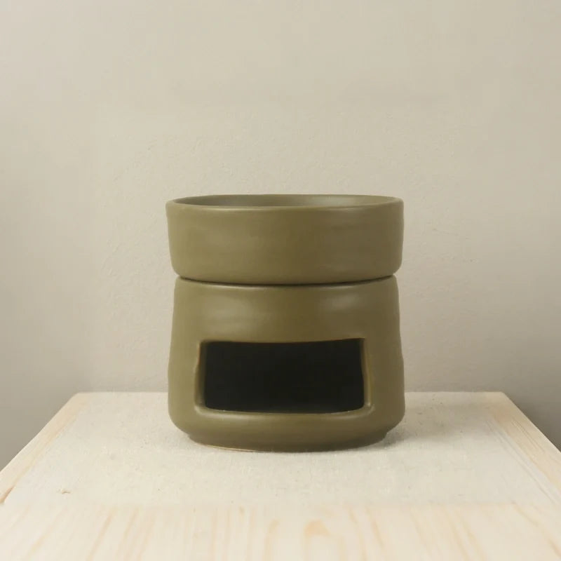Ceramic Oil Diffuser, Tealight Essential Oil Burner & Wax Warmer, 11 Colors
