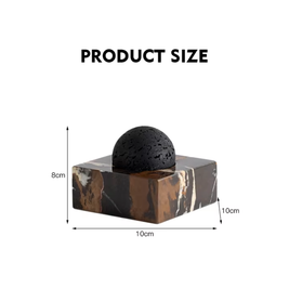 Marble Lava Stone Oil Diffuser, No Electricity Aromatherapy Diffuser, 3.9in