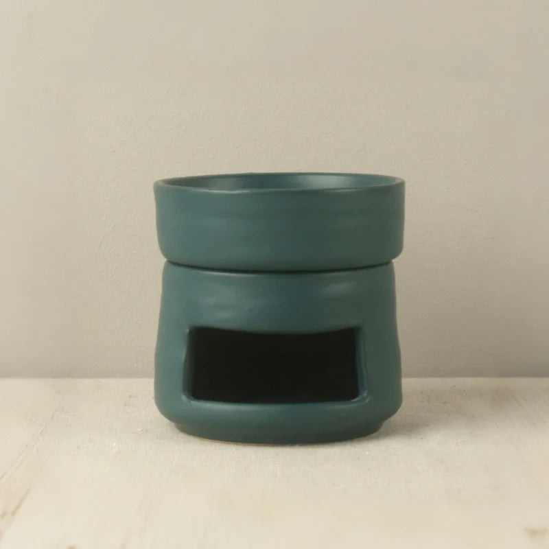 Ceramic Oil Diffuser, Tealight Essential Oil Burner & Wax Warmer, 11 Colors