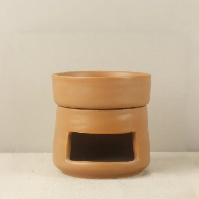 Ceramic Oil Diffuser, Tealight Essential Oil Burner & Wax Warmer, 11 Colors