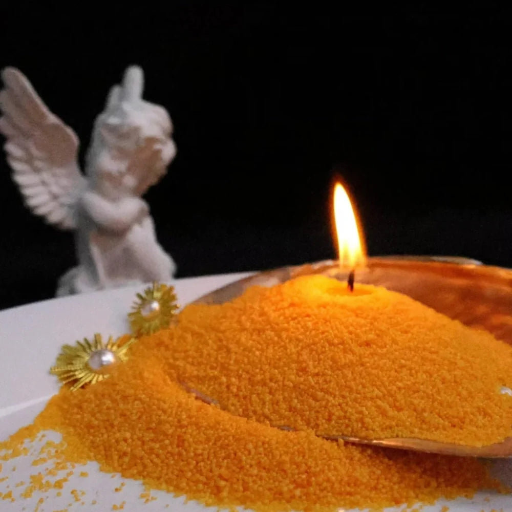 Candle Sand Kit with Wicks, Plant Based Wax, 1.1 lb, 120hr Burn, 10 Colors