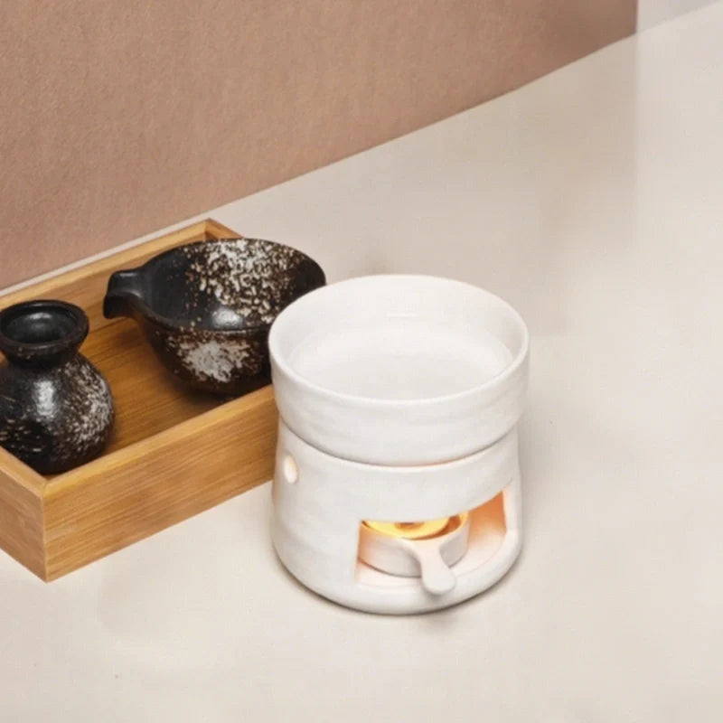 Ceramic Oil Diffuser, Tealight Essential Oil Burner & Wax Warmer, 11 Colors
