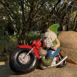Solar Garden Gnomes, Light Up Resin Gnome Statues, Dusk Sensor, 6 Styles
