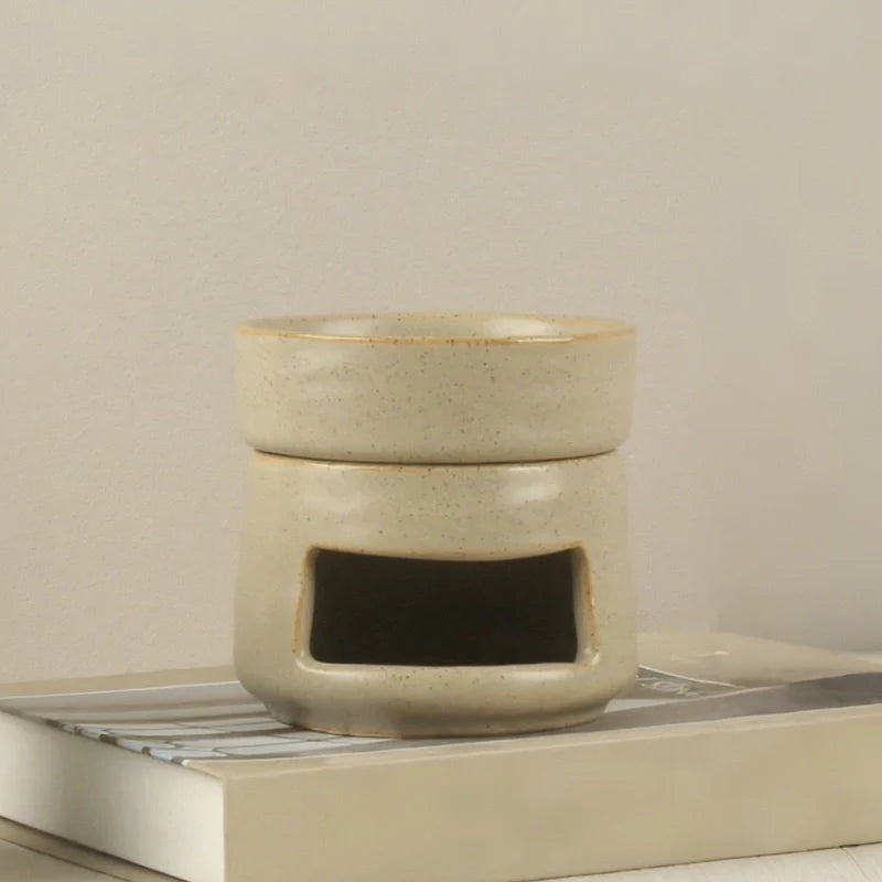 Ceramic Oil Diffuser, Tealight Essential Oil Burner & Wax Warmer, 11 Colors