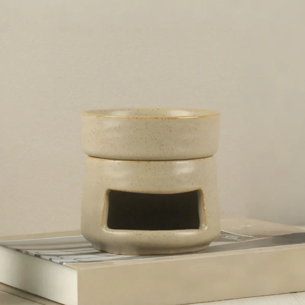 Ceramic Oil Diffuser, Tealight Essential Oil Burner & Wax Warmer, 11 Colors