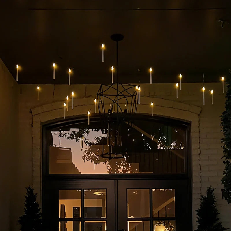 Floating Candles with Wand Remote, Flameless LED Hanging Candles, 10+ Pack
