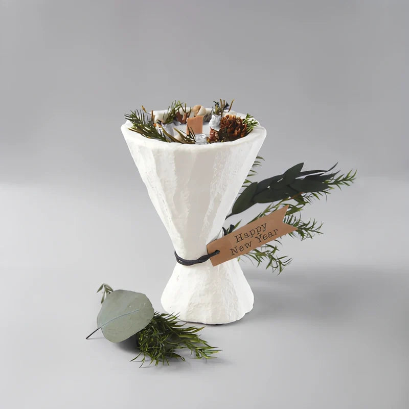 Concrete Candle Holder, Handcast Cement Cup Candle Holder, Nordic, 4 Shapes