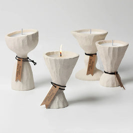 Concrete Candle Holder, Handcast Cement Cup Candle Holder, Nordic, 4 Shapes