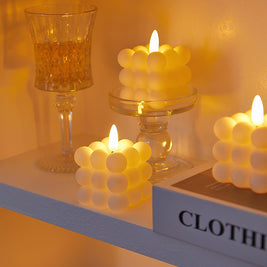 Flameless Candles, Battery Operated LED Pillar Candles, Flicker, 7 Styles