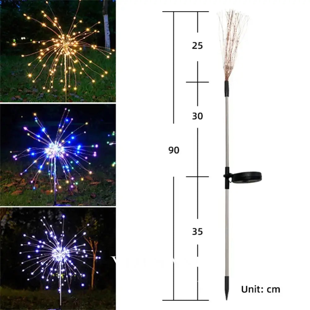 90/150LEDS Solar String Light 8 Lighting Modes Waterproof Fairy Lamp Outdoor Solar Powered Light for Garden Yard Patio