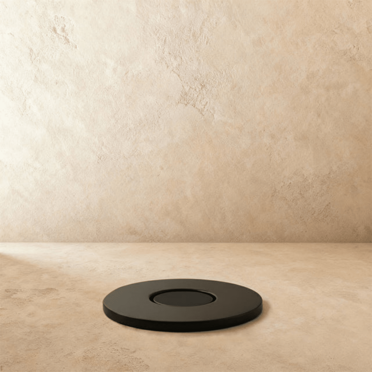 Hidden Magnetic Door Stop in Brass, Modern Flush Floor Mounted Door Holder, Concealed Magnet, 4 Finishes, 3.1in