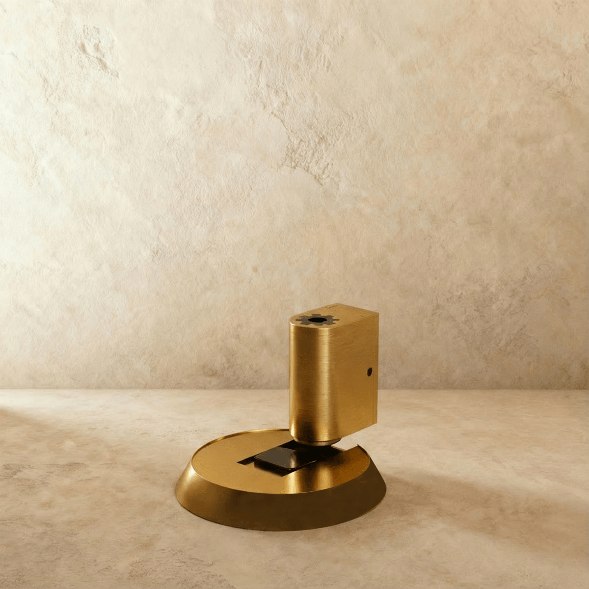 Magnetic Floor Door Holder, Modern Cylindrical Door Catch for Tile Wood & Concrete Floors, Hands Free Hold, 4 Finishes, 2.5in