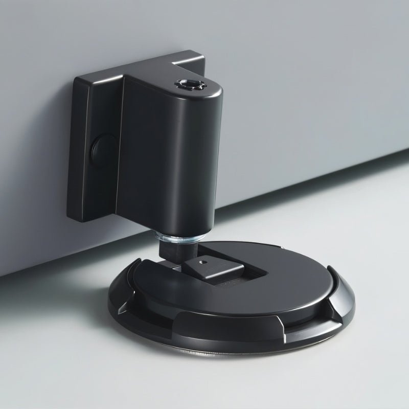 Foot Operated Floor Door Holder, Push to Lock Mechanical Door Stop, Heavy Duty Zinc Alloy, 3 Finishes, 2.4in