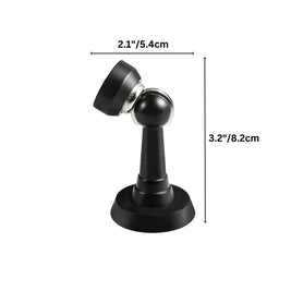 Spring Loaded Magnetic Door Catch, Soft Close Floor Mounted Door Holder, Sculpted Metal Alloy, 5 Finishes, 3.2in