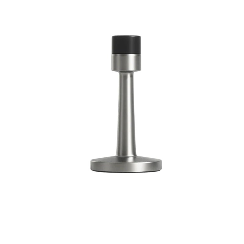 Wall Mounted Door Stop in Zinc Alloy, Minimalist Cylindrical Wall Protector for Home & Office, Extended Arm, 3 Finishes, 3.1in