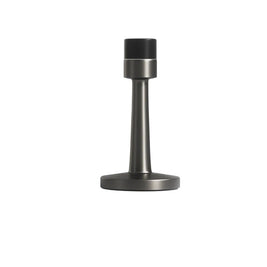 Wall Mounted Door Stop in Zinc Alloy, Minimalist Cylindrical Wall Protector for Home & Office, Extended Arm, 3 Finishes, 3.1in