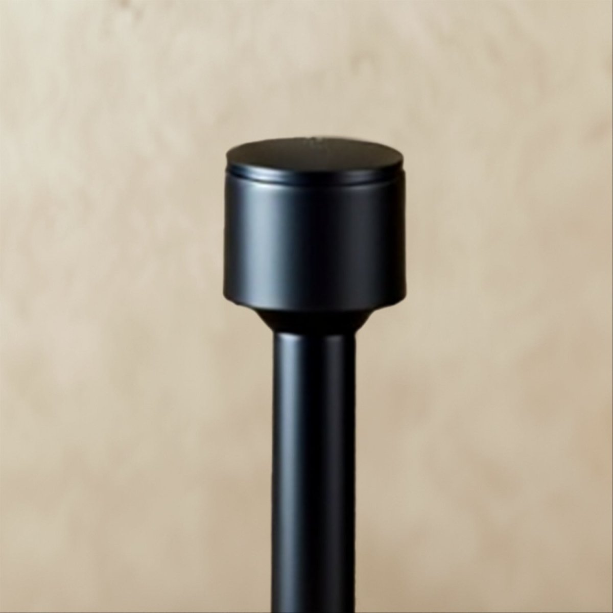 Tall Solid Brass Floor Door Stop with Rubber Tip, Modern Door Stopper, Adhesive or Screw Mount, 4 Finishes, 3.2-4in