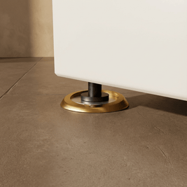 Knurled Magnetic Door Stop on Oval Floor Plate, Industrial Floor Mounted Door Holder, Metal Alloy, 4 Finishes, 1.8in