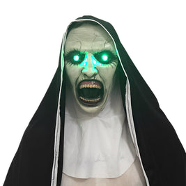 Realistic Latex Character Mask with Movable Mouth, Full Head Halloween & Cosplay Mask for Adults, Old Man, Witch & Santa, 23 Styles