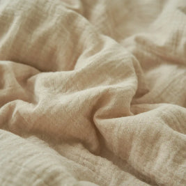 Two Tone Summer Quilt in Double Layer Yarn, Lightweight Cooling Bed Quilt, Reversible Colors, 6 Colors, 3 Sizes