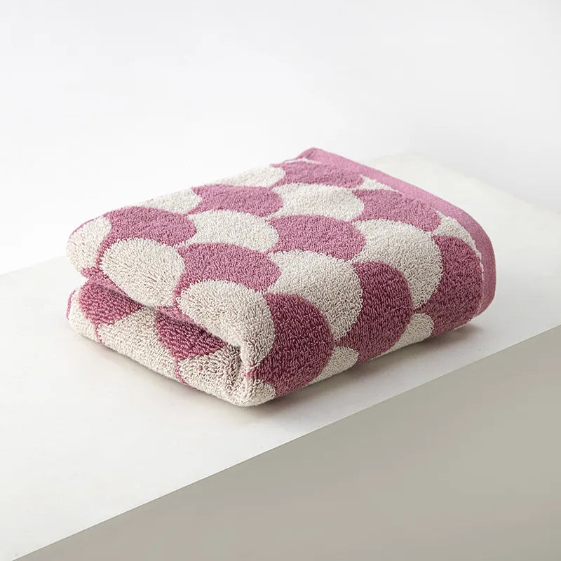 Pure Cotton Face Towel, Soft Thick Absorbent Face & Hair Towel, Quick Drying, 6 Colors, 13x29in