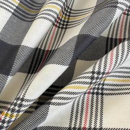 Checked & Plaid Duvet Cover Set with 2 Pillowcases, 100% Cotton Twill, 200 Thread Count, No Filling, 8 Designs, 4 Sizes
