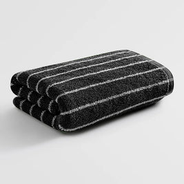 Retro Striped Towel Set of 6, Soft Absorbent Face & Hand Towels, Double Stitched Hem, 10 Colors, 13x29in