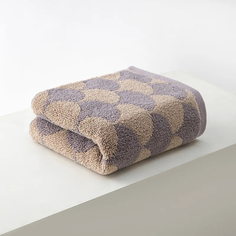 Pure Cotton Face Towel, Soft Thick Absorbent Face & Hair Towel, Quick Drying, 6 Colors, 13x29in