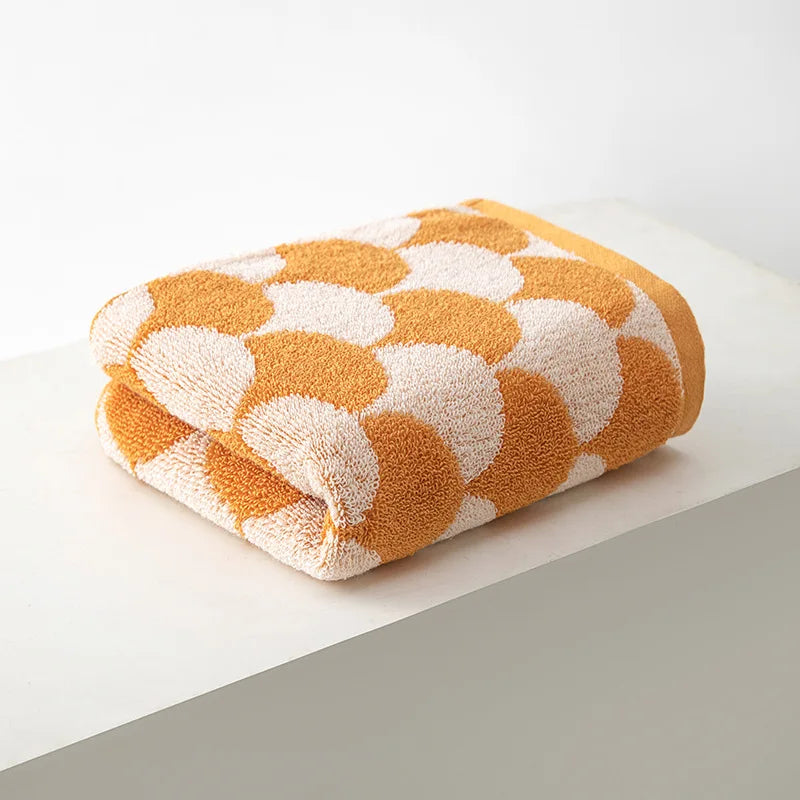 Pure Cotton Face Towel, Soft Thick Absorbent Face & Hair Towel, Quick Drying, 6 Colors, 13x29in