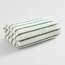 Retro Striped Towel Set of 6, Soft Absorbent Face & Hand Towels, Double Stitched Hem, 10 Colors, 13x29in