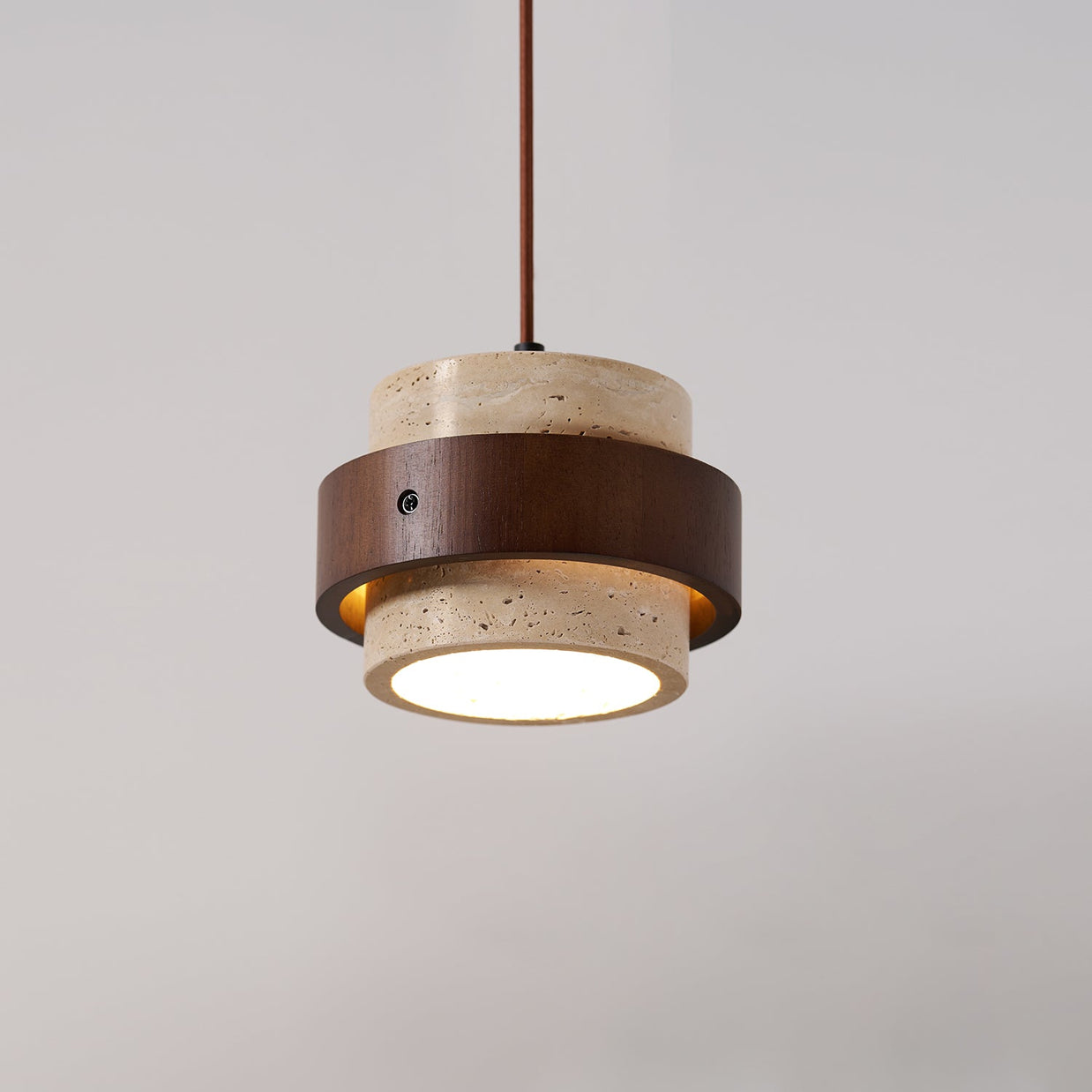 ALVA: Travertijn Hanglamp - Volsani