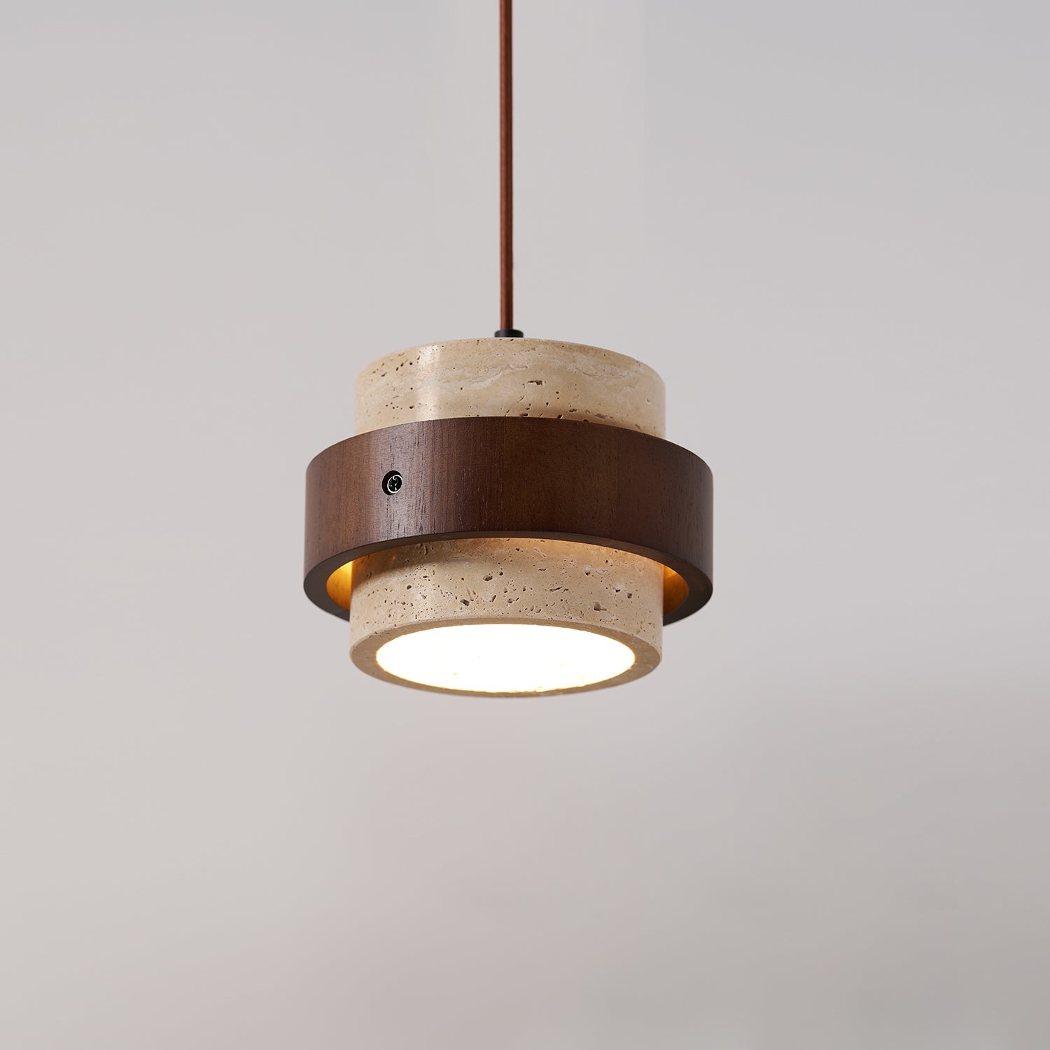 ALVA: Travertijn Hanglamp - Volsani