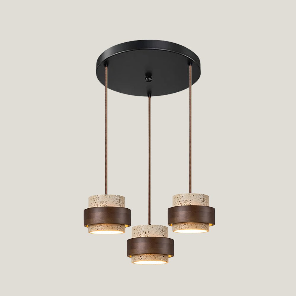 ALVA: Travertijn Hanglamp - Volsani