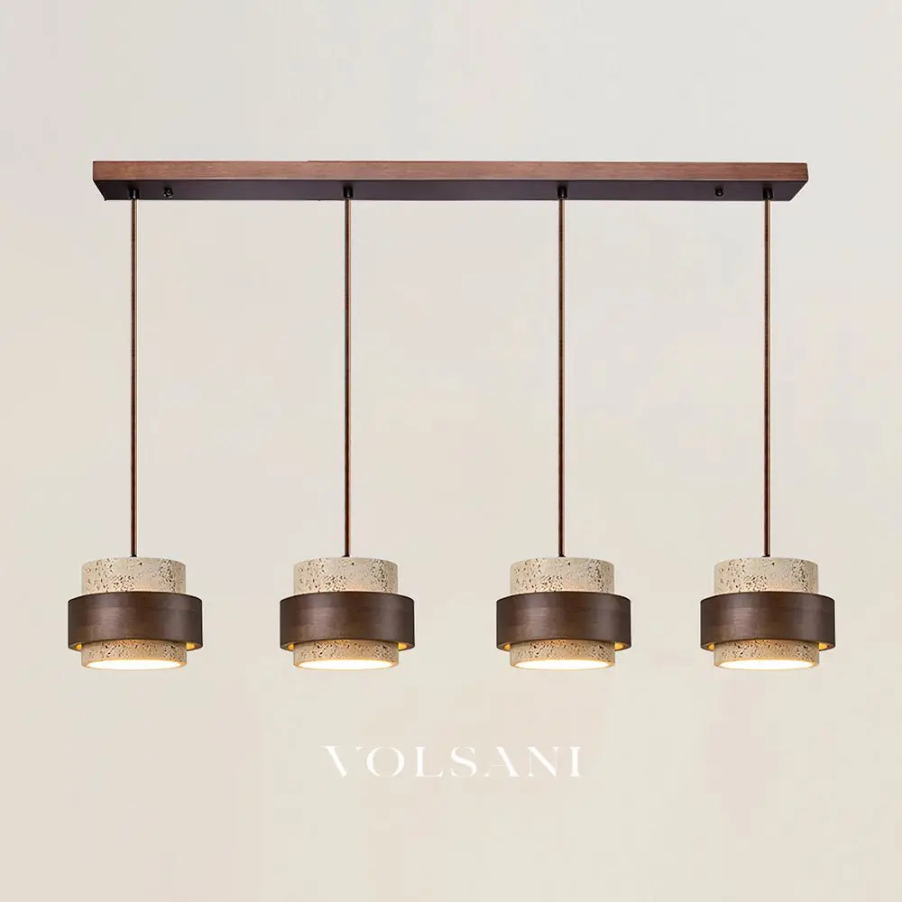 ALVA: Travertijn Hanglamp - Volsani