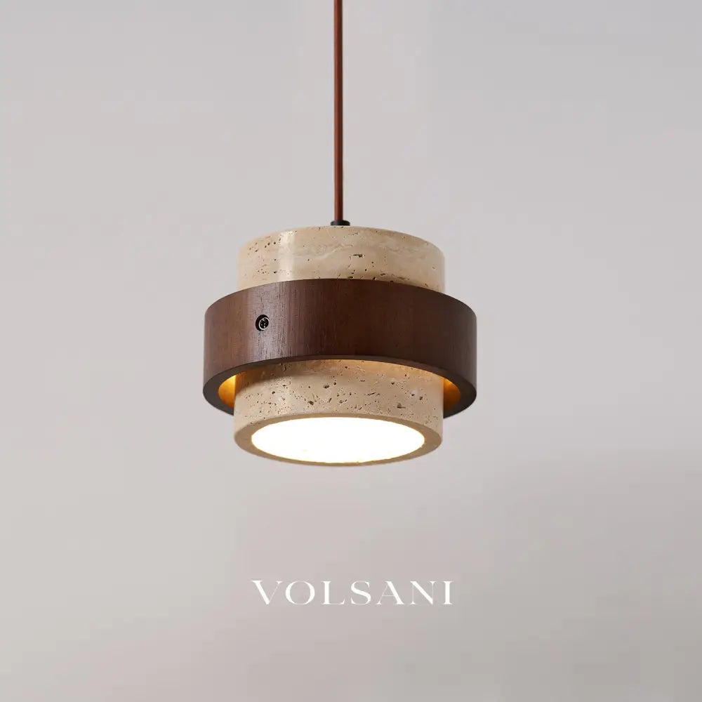 ALVA: Travertijn Hanglamp - Volsani