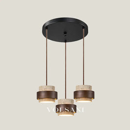 ALVA: Travertijn Hanglamp - Volsani