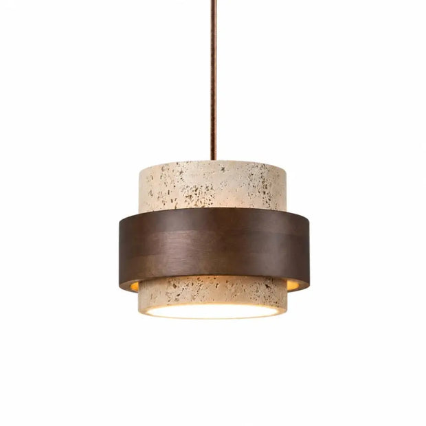ALVA: Travertijn Hanglamp - Volsani