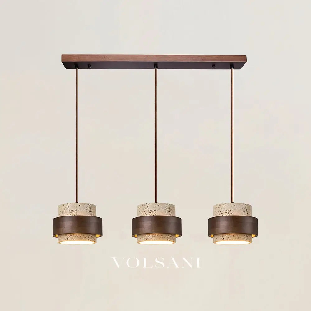 ALVA: Travertijn Hanglamp - Volsani