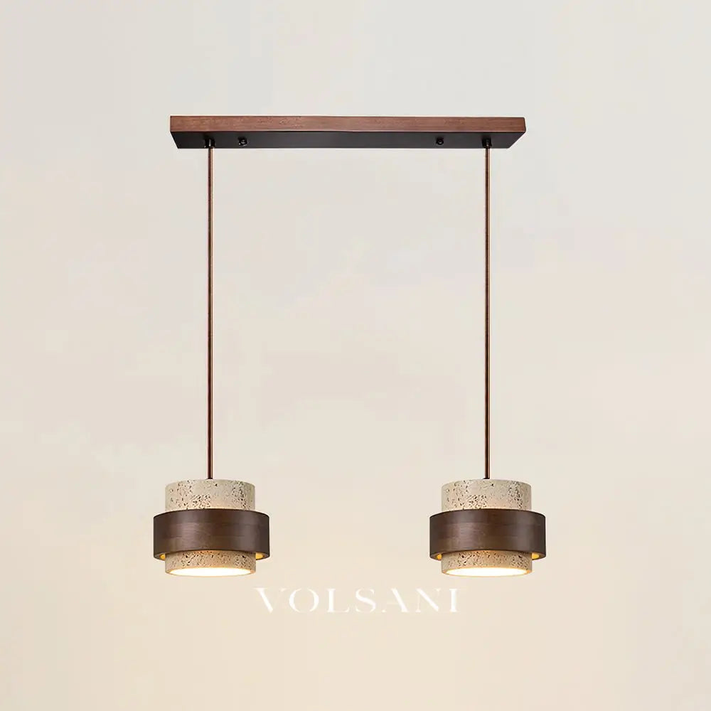 ALVA: Travertijn Hanglamp - Volsani