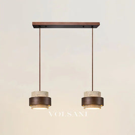 ALVA: Travertijn Hanglamp - Volsani