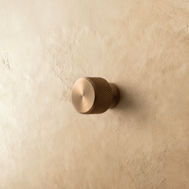 Knurled Cabinet Knobs & Drawer Pull Bars, Contemporary Kitchen & Dresser Hardware, Brown & Grey Textured Finish, Set of 2, 1-12.6in