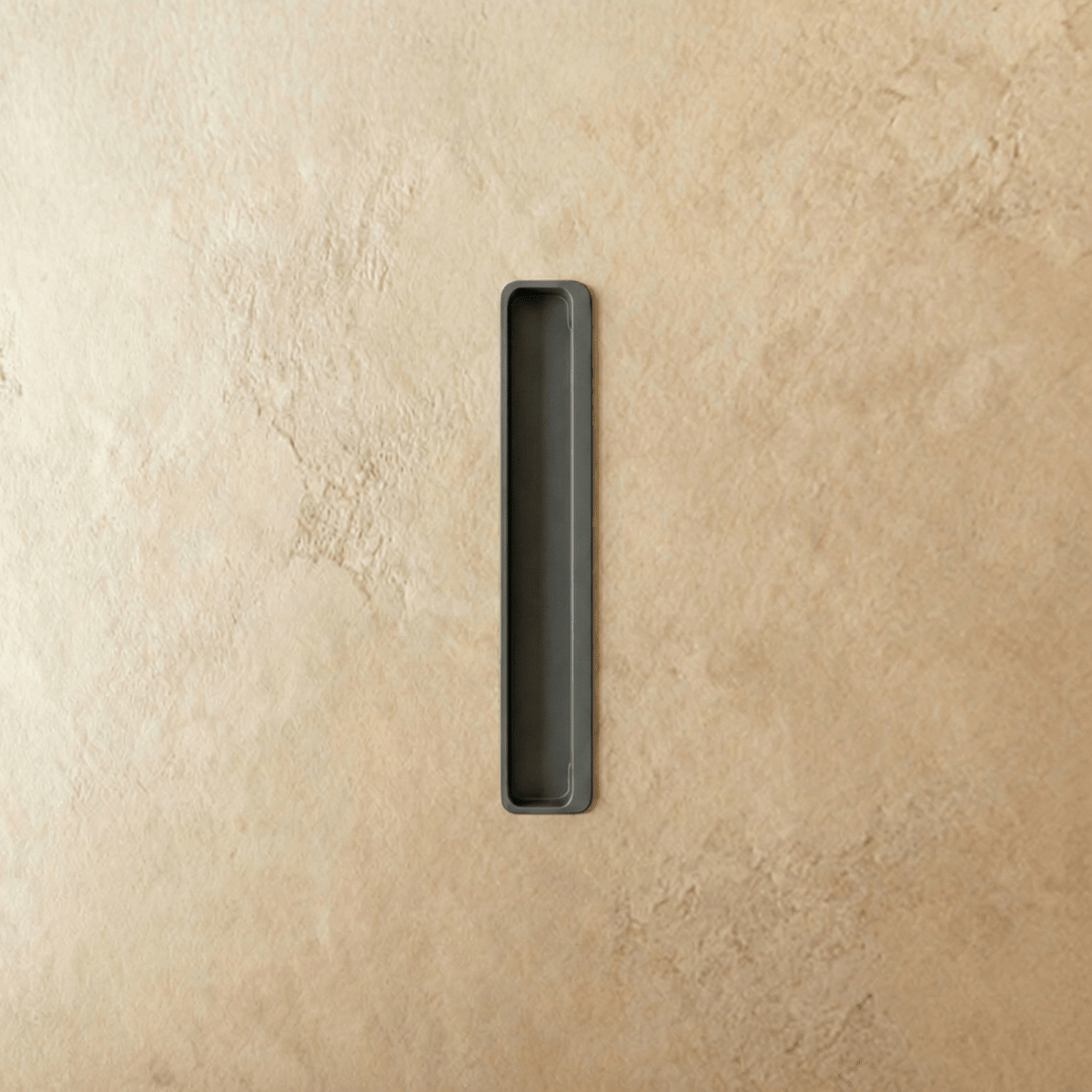 Slotted Sliding Door Handles, Modern Closet & Wardrobe Door Hardware, Golden Black & Grey Tones, Set of 2 Pieces, 6.9 x 1.2in