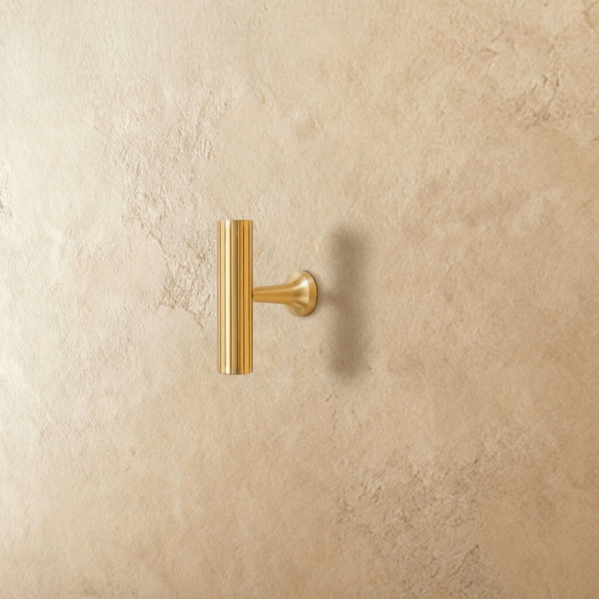 Solid Brass Cabinet Knobs & Drawer Pulls, Minimalist Kitchen & Bedroom Hardware, Tarnish-Resistant Brass, Set of 2, 1.1-12.6in
