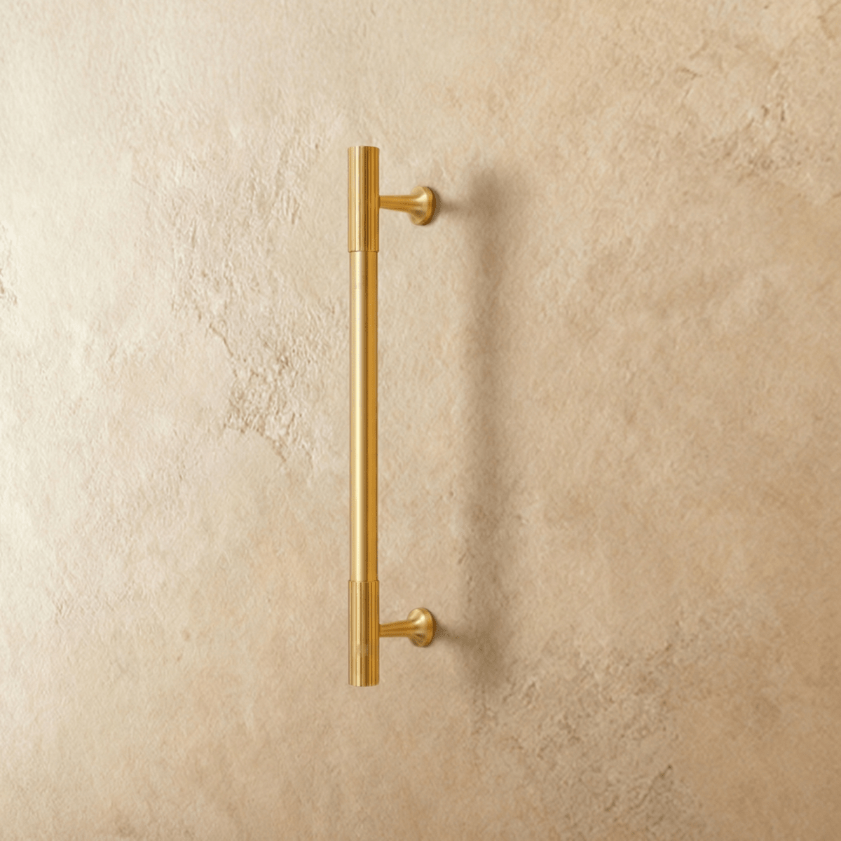 Solid Brass Cabinet Knobs & Drawer Pulls, Minimalist Kitchen & Bedroom Hardware, Tarnish-Resistant Brass, Set of 2, 1.1-12.6in